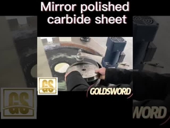 Chapa de aço 100*100*1.2mm de carboneto de tungstênio para a liga embutida do silicone do semicondutor sulco interno