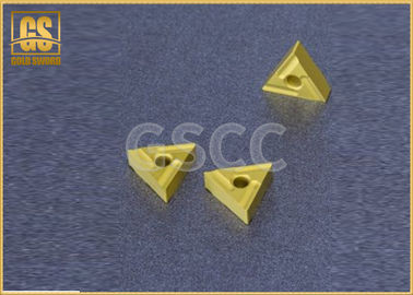 As inserções feitas sob encomenda do carboneto do triângulo, ferramenta de carboneto do CNC introduzem YG6/YG8/categoria